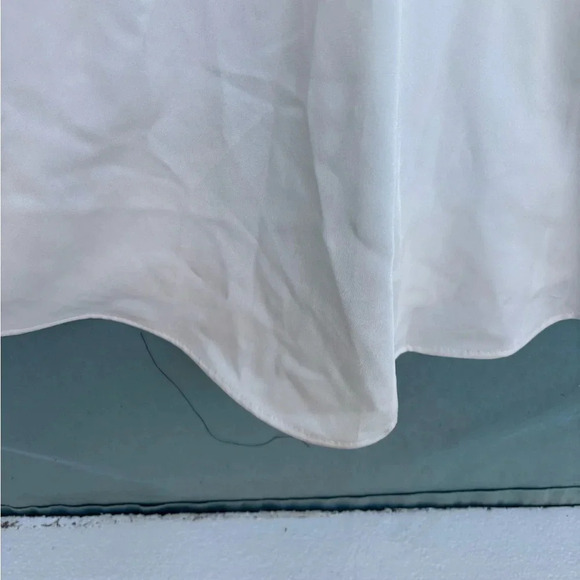 NWOT IEENA MAC DUGGAL White Embellished Sleeveless Evening Dress Size 4 Evening - Picture 4 of 13